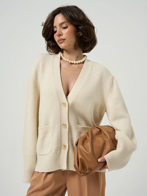 Кардиган молочный   