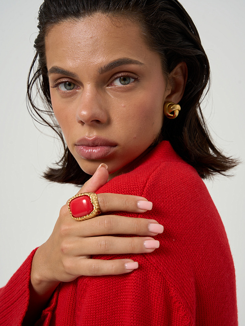 Кардиган красный   