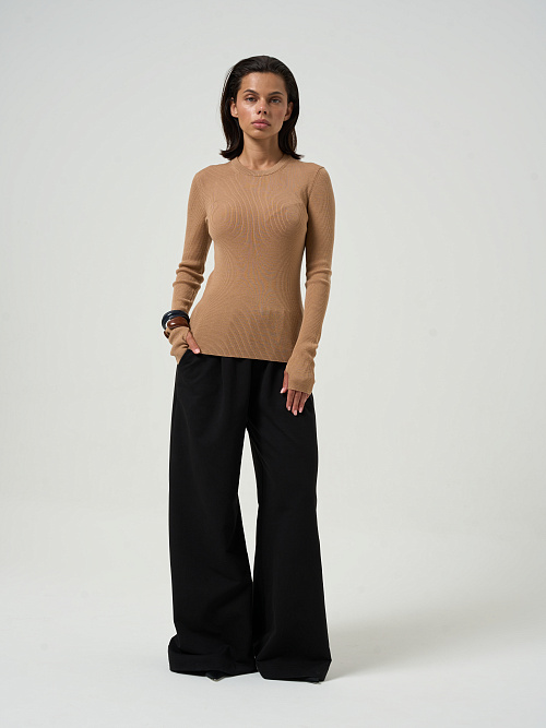 Брюки трикотажные на резинке   